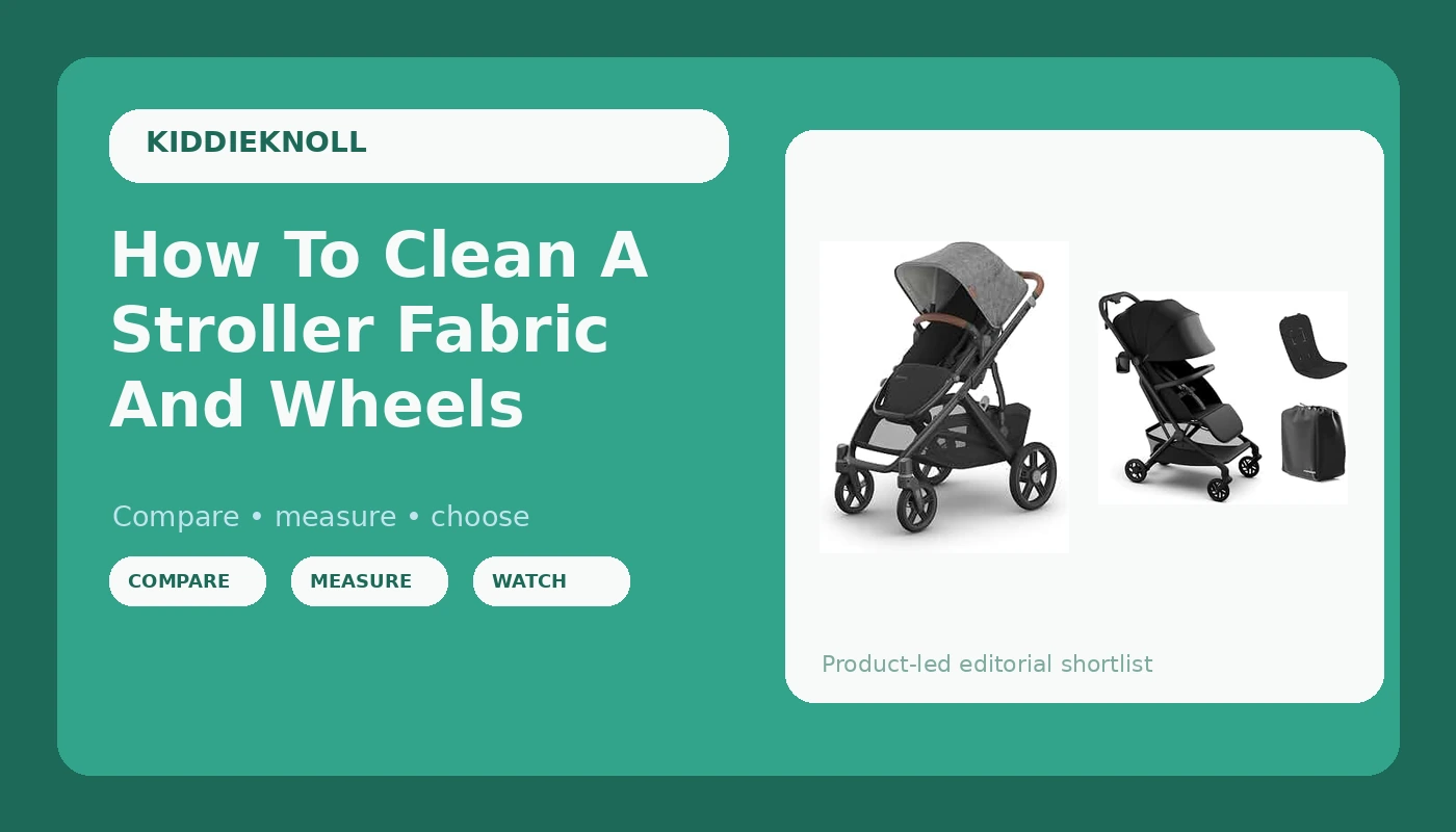 How To Clean A Stroller Fabric And Wheels - KiddieKnoll review with measurements and honest opinion