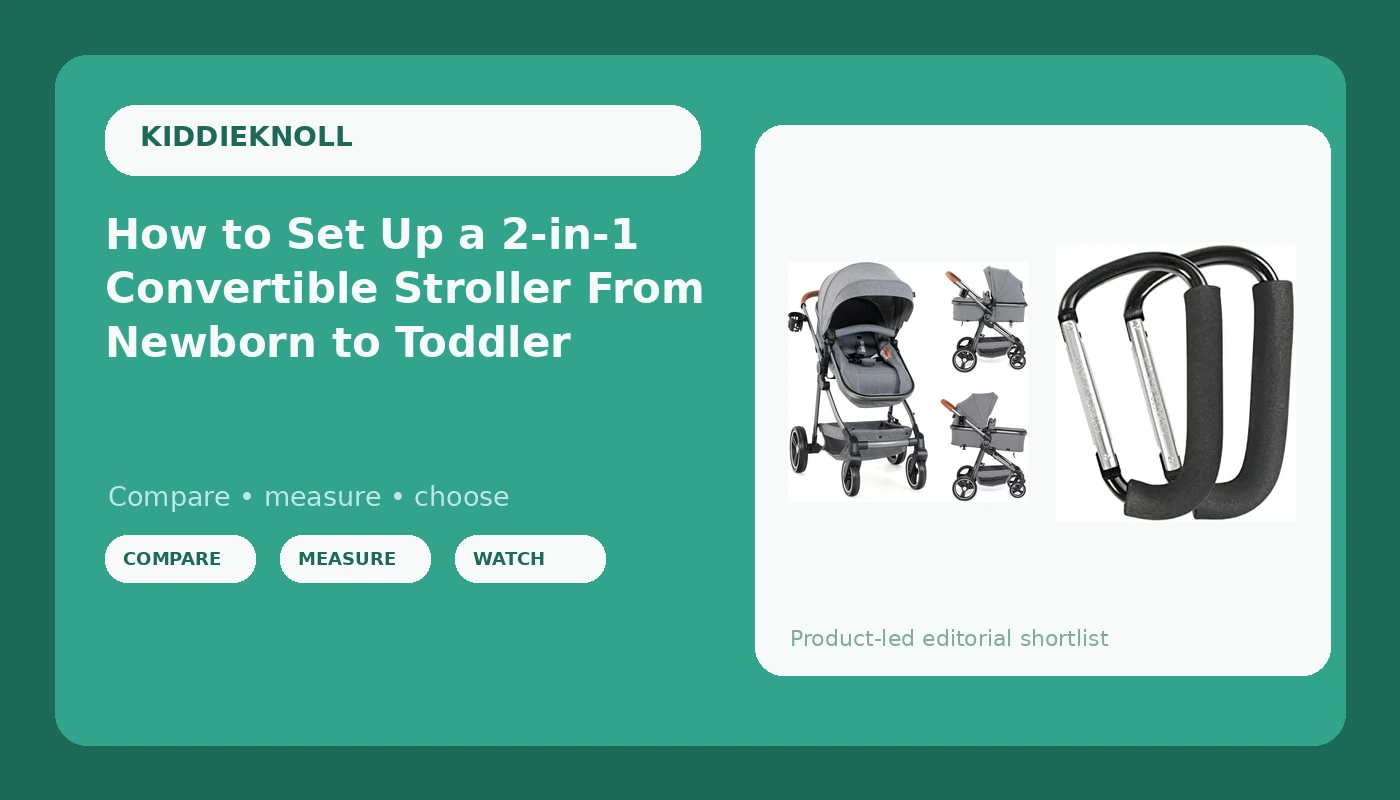 How to Set Up a 2-in-1 Convertible Stroller From Newborn to Toddler
