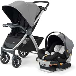 Chicco Bravo 3-in-1 Travel System w/KeyFit 30 Infant Car Seat &amp; Base