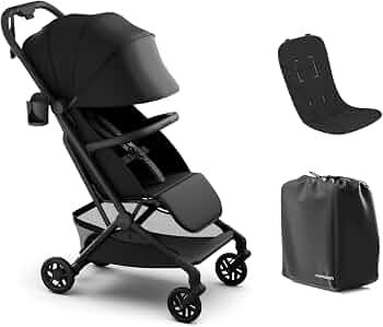 Mompush Velo Compact Travel Stroller One-Hand Fold, Carry-on Approved |...
