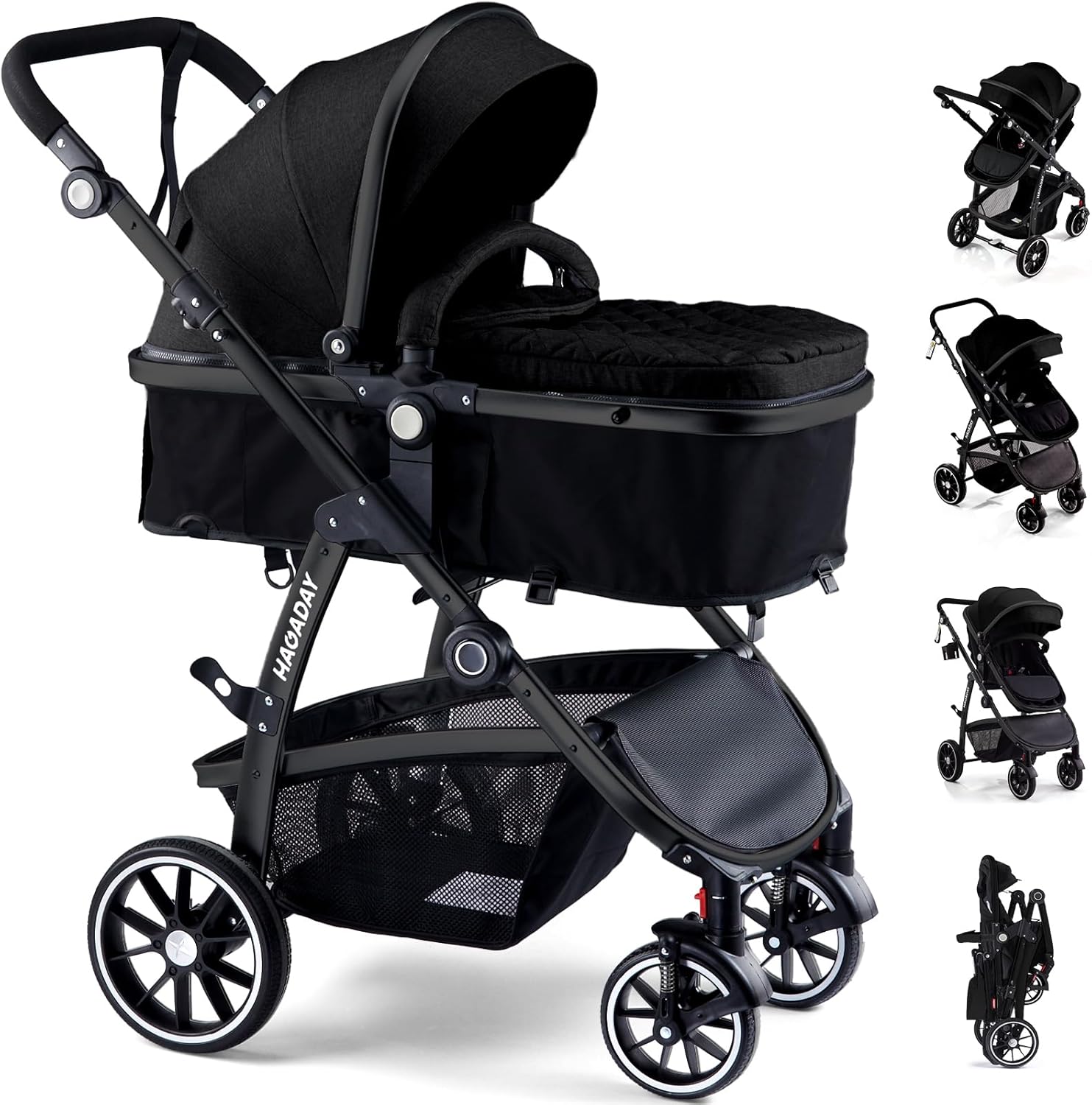 Baby Stroller 2-in-1 Reversible (B0DLKJFK39)